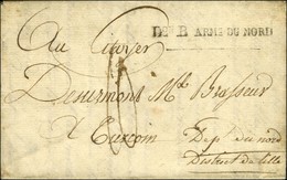 Don B ARMEE DU NORD Sur Lettre Avec Texte Daté De La Haye Le 7 Brumaire An 4. - SUP. - Army Postmarks (before 1900)
