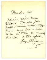 BIZET Georges, Alexandre César Léopold Bizet, Dit (1838-1875), Compositeur. - Other & Unclassified