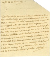 CHOISEUL Claude Antoine Gabriel De (1760-1838), Colonel Des Dragons Ayant Participé à La Fuite De Louis XVI. - Autres & Non Classés