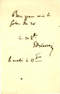 DELACROIX Eugène (1798-1863), Peintre. - Altri & Non Classificati