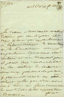 GARAT Dominique Joseph, Comte (1749-1833), Avocat Et Homme Politique, De L'Académie Française. - Autres & Non Classés