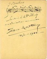 MARTEAU Henri (1874-1934), Violoniste Virtuose Et Compositeur. - Autres & Non Classés