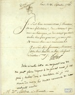 NECKER Jacques (1732-1804), Financier Genevois, Ministre Des Finances De Louis XVI. - Autres & Non Classés