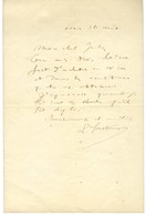 PASTEUR Louis (1822-1895), Chimiste Et Biologiste. - Andere & Zonder Classificatie
