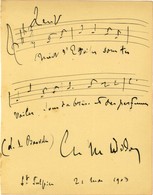 WIDOR Charles-Marie (1844-1937), Organiste Et Compositeur. - Altri & Non Classificati