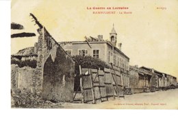 Cpa Grande Guerre, Rambucourt,la Mairie. - Other & Unclassified
