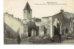 Cpa Grande Guerre, Drouville Après Le Bombardement. - Autres & Non Classés