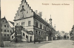 KEMPTEN, Rathausplatz Mit Rathaus (1910s) AK - Kempten