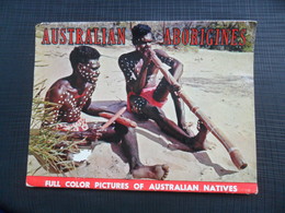 AUSTRALIAN ABORIGINES FULL COLOR PICTURES OF AUSTRALIAN NATIVES, BOOKLET, 12 PHOTO - Aborigeni