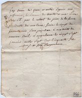 VP13.306 - Autographe De Mr Joseph - Amédée De BROGLIE Evêque D'ANGOULEME Né à ARLES En 1710 Et Mort En 1784 - Sonstige & Ohne Zuordnung