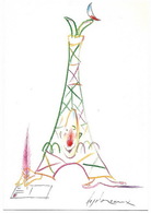 Illustrateur DESCLOZEAUX - 1989 Centenaire Tour Eiffel Et Carte Postale Illustrée - Desclozeaux