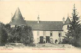 - Dpts Div.-ref-AE03- Creuse - Bellegarde - Environs - Chateau Peyrudette - Chateaux - Carte Bon Etat - - Bellegarde