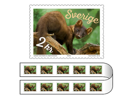 Zweden  2018  Pine Marter       Selfadhesive  1 Stamp From Roll   Postfris/mnh - Unused Stamps