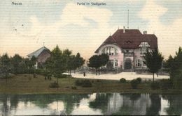 NEUSS Am Rhein, Partie Im Stadtgarten (1907) AK - Neuss