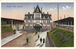 NEUSS Am Rhein, Bahnhof (1920s) AK - Neuss