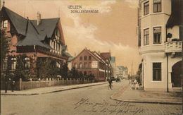 UELZEN, Schillerstrasse, Hermann Gerdau Auktionator (1908) AK - Uelzen