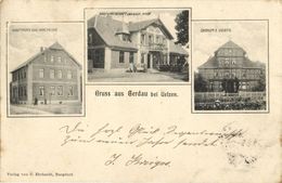 GERDAU Bei Uelzen, Gastwirtschaft Knop, Kaufmann Waenecke, Ökonom Voigts (1904) - Uelzen