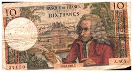 Billet > France > 10 Francs 1969 - 10 F 1963-1973 ''Voltaire''