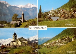 STRADA ALTA Sobrio Cavagnago Calonico Anzonico Stempel Bahn FFS Faido - Faido