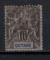 GUYANE          N°  YVERT  :   34     OBLITERE         (OB  3/11 ) - Oblitérés