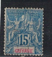 GUYANE          N°  YVERT  :   35    OBLITERE         (OB  3/11 ) - Used Stamps