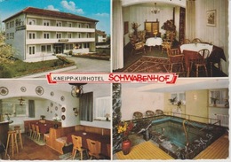 18/11/140.  BAD -WÖRISHOFEN. - C. P. M. 4 VUES. - KNEIP -KURHOTEL.  SCHWABENHOF - Bad Woerishofen