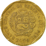Monnaie, Pérou, 20 Centimos, 2009, Lima, TB+, Laiton, KM:306.4 - Perú