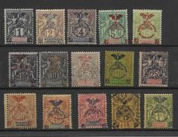 Nouvelle Calédonie N°67/80 - */**/oblitérés - TB - Unused Stamps