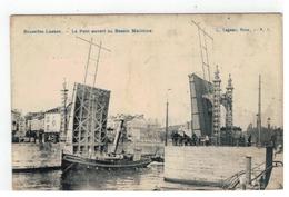 Bruxelles-Laeken.  -  Le Pont Ouvert Au Bassin Maritime  L.Lagaert N.5. - Laeken