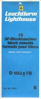 Leuchtturm - Blocs 192x78 Fond Transparent (Réf. 74791) - Postzegelhoes