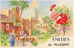 Algérie.  CPA.  MILLESIMO. BELKHEIR . GUELMA.  Amitiés De Millesimo.  1957. - Guelma