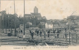 CPA - France - (95) Val D'Oise - Le Pont De Péniches De Beaumont-sur-Oise - Beaumont Sur Oise