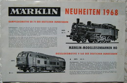 MÄRKLIN H0 Neuheiten Katalog 1968 True Vintage Brochure Preise - Sonstige & Ohne Zuordnung