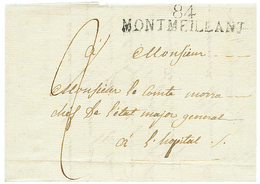 1814 84 MONTMEILLANT Sur Lettre Pour L' HOPITAL. TTB. - Sonstige & Ohne Zuordnung