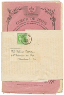 1871 5c BORDEAUX (n°42B) TTB Margé Obl. Cad TOULOUSE Sur Bande Avec Fascicule "COUEUR DE JESUS" Complet De 72 Pages Pour - 1870 Emissione Di Bordeaux