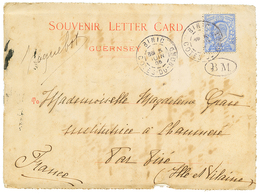 "BINIC" : 1905 GB 2 1/2d Obl. BINIC COTES DU NORD + B.M + "PAQUEBOT" Sur Lettre Avec Texte Daté "ST MARTIN GUERNESEY" Co - 1701-1800: Precursors XVIII