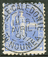 NOUVELLE GALLES DU SUD 2 1/2d Bleu Obl. NLLE CALEDONIE NOUMEA. RARE. Superbe. - Altri & Non Classificati