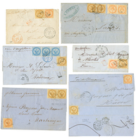 Lot De 6 Lettres Avec Type AIGLE De GUADELOUPE Ou MARTINIQUE. A Voir. B/TB. - Other & Unclassified