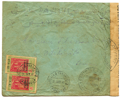 CAMEROUM - AMBULANT : 1941 50c(x2) Obl. Cachet Ambulant DOUALA A YAOUNDE (type Rare) Sur Env(pd) Avec CENSURES Pour NDIK - Sonstige & Ohne Zuordnung