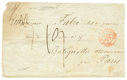 "CAPESTERRE Manucrit" : 1840 "CAPESTERRE" Manuscrit (NON SIGNALE) + OUTRE-MER LE HAVRE Sur Enveloppe(pd) Taxée Pour PARI - Altri & Non Classificati