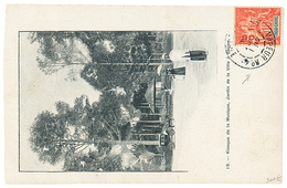 INDOCHINE : 1904 10c Obl. VAPEUR N°4 COCHINCHINE Sur Carte Pour La FRANCE. RARE. TB. - Sonstige & Ohne Zuordnung