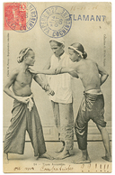 INDOCHINE : 1906 10c Obl. VAPEUR N°27 COCHINCHINE Sur Carte Pour La FRANCE. RARE. Superbe. - Sonstige & Ohne Zuordnung