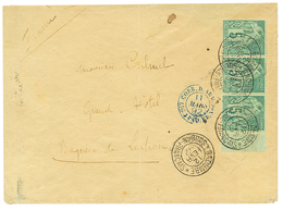 "BADUMBE - PRECURSEUR" : 1892 COLONIES GENERALES 5c(x3) Obl. BADUMBE SOUDAN Sur Env. Pour La FRANCE. Trés RARE Avec COLO - Sonstige & Ohne Zuordnung