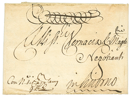 CYPRUS : 1694 Entire Letter Datelined "CIPRO 22 Luglio 1694" To LIVORNO(ITALY). Superb. - Sonstige & Ohne Zuordnung