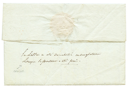 HAITI Censored Mail - French Occupation : An 11 (1803) Red Cachet P On Illustrated Entire Letter ARMEE DE SAINT DOMINGUE - Haiti