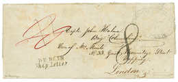 IRELAND : 1842 DUBLIN Ship Letter + "8" Tax Marking On Entire Letter Datelined "CAPE TOWN" To LONDON. Ex. ROBERTSON. Vvf - Sonstige & Ohne Zuordnung