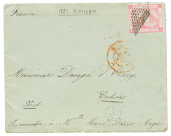 "PALESTINE - RAMLEH " : 1881 EGYPT 1p Canc. RETTA On Envelope With Full Text (6 Pages) Datelined "RAMLEH 9 Aout 1881" To - Palestine