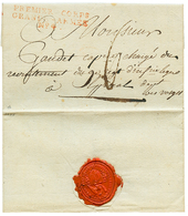 POLAND - NAPOLEONIC PERIOD : 1807 Extremely Scarce Military Cachet PREMIER CORPS/ GRANDE ARME N°4 In Red On Entire Lette - Sonstige & Ohne Zuordnung