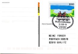 BRD Amtliche GZS-Sonderpostkarte PSo 60 I "PLUSKARTE " WSt "Eifel" SSt 12.5.2000 ESSEN 119 - Postkaarten - Gebruikt