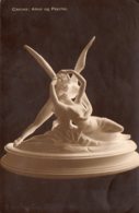 [DC7997] CPA - CANOVA - AMORE E PSICHE - AMOR OG PSYCHE - Viaggiata 1914 - Old Postcard - Sculptures